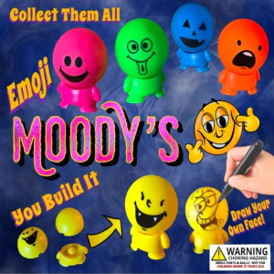 Emoji Moody's 2" Self Vending Toys