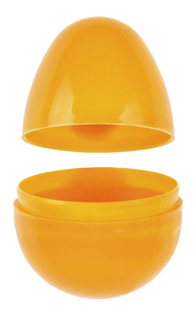 Empty Orange Easter Eggs 2000 Pc Per Case
