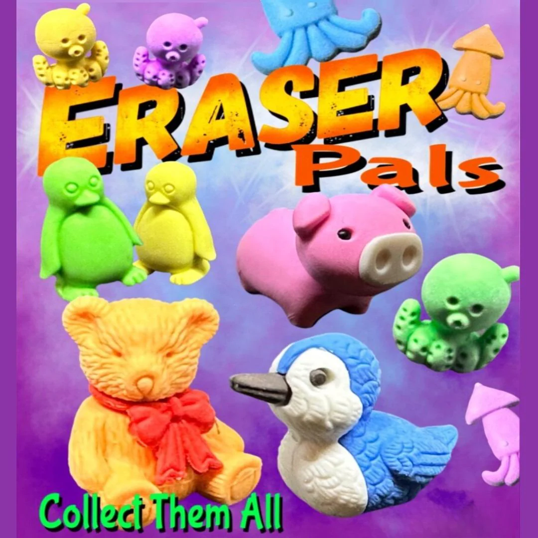 Eraser Pals  1" Capsules
