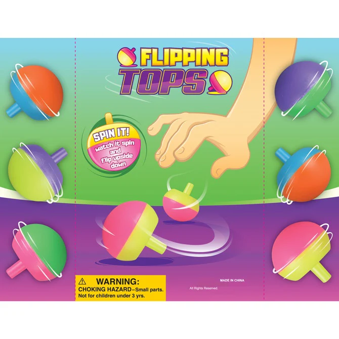 Flipping Tops Self-Vending Toys - Image 3
