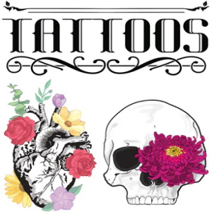 Floral Flash Temporary Tattoos