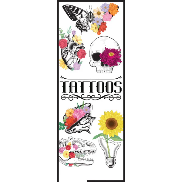 Floral Flash Temporary Tattoos - Image 3