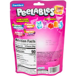 Frankford Peelables Animals Gummy Bag (9pcs) - Image 3