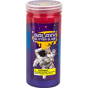 Galaxy Glitter Slime Tube 5in (12pcs) - Image 2