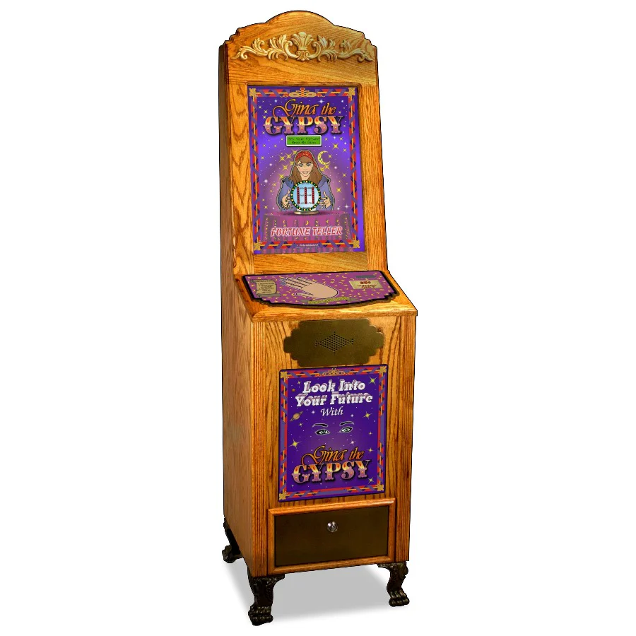 Gina the Gypsy Classic Oak Novelty Machine