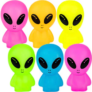 Glow-in-the-Dark Aliens 3in (50pcs) - Image 3
