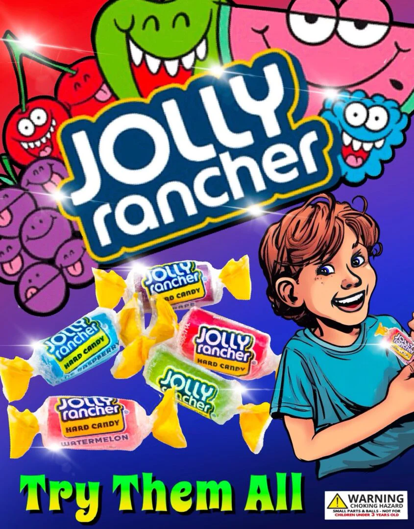 Hard Jolly Ranchers 1" Capsules