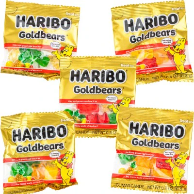 Haribo Gold Bear Gummy Bears 2in Capsules