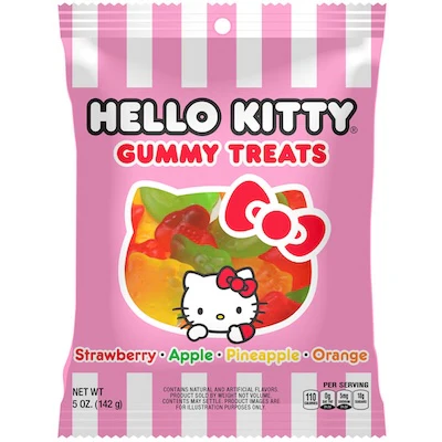 Hello Kitty® Fruit Gummi Treats Peg Bag (12pcs)