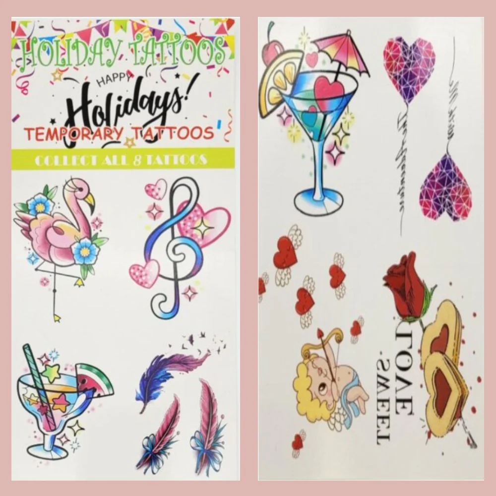 Holiday Temporary Tattoo