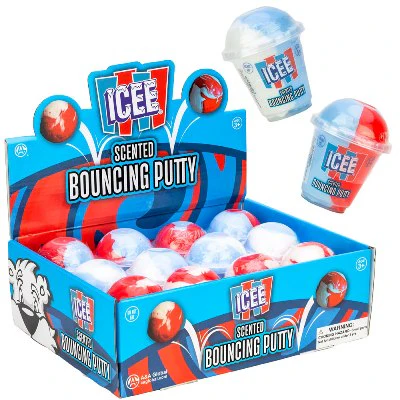 ICEE® Scented Bouncing Putty 3.25in Asst (12pcs)