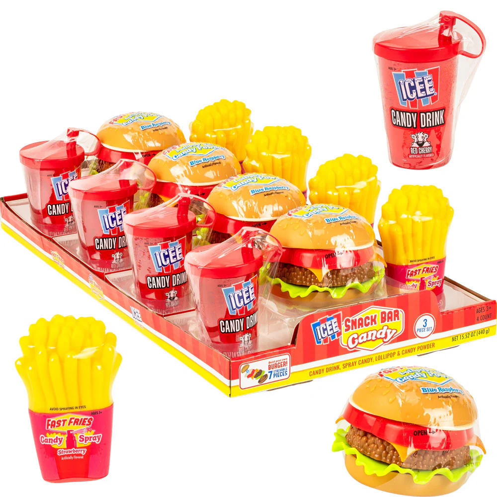 ICEE Snack Bar Candy 3pc Set