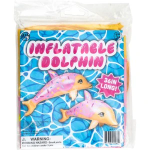 Inflatable Toy Dolphin Donut 36in (12pcs) - Image 3