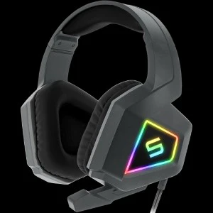 Invader Light-Up Gaming Headphones-Black - Image 3