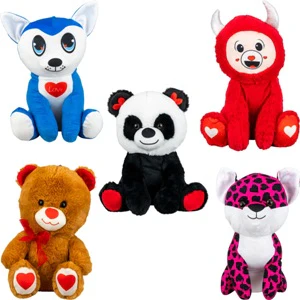 Jumbo 100% Generic 12in Valentines Plush Kit (40 pcs) - Image 5