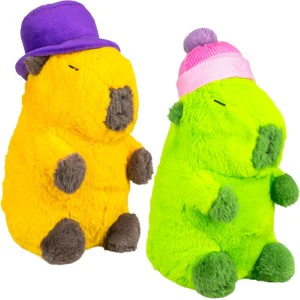 Jumbo Capybara w/Hats 14in Plush (1ct.) - Image 4