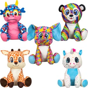 Jumbo Generic Plush 12in-14in Mix (40pcs) - Image 3