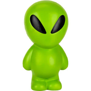 Jumbo Squishy Green Alien 11.5in (1ct.) - Image 2