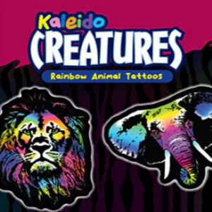 Kaleido Creatures Rainbow Animal Tattoos
