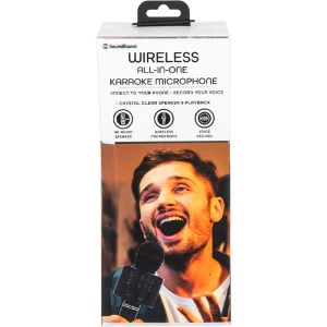 LED Karaoke Mic Speaker - Black (1ct.) - Image 3