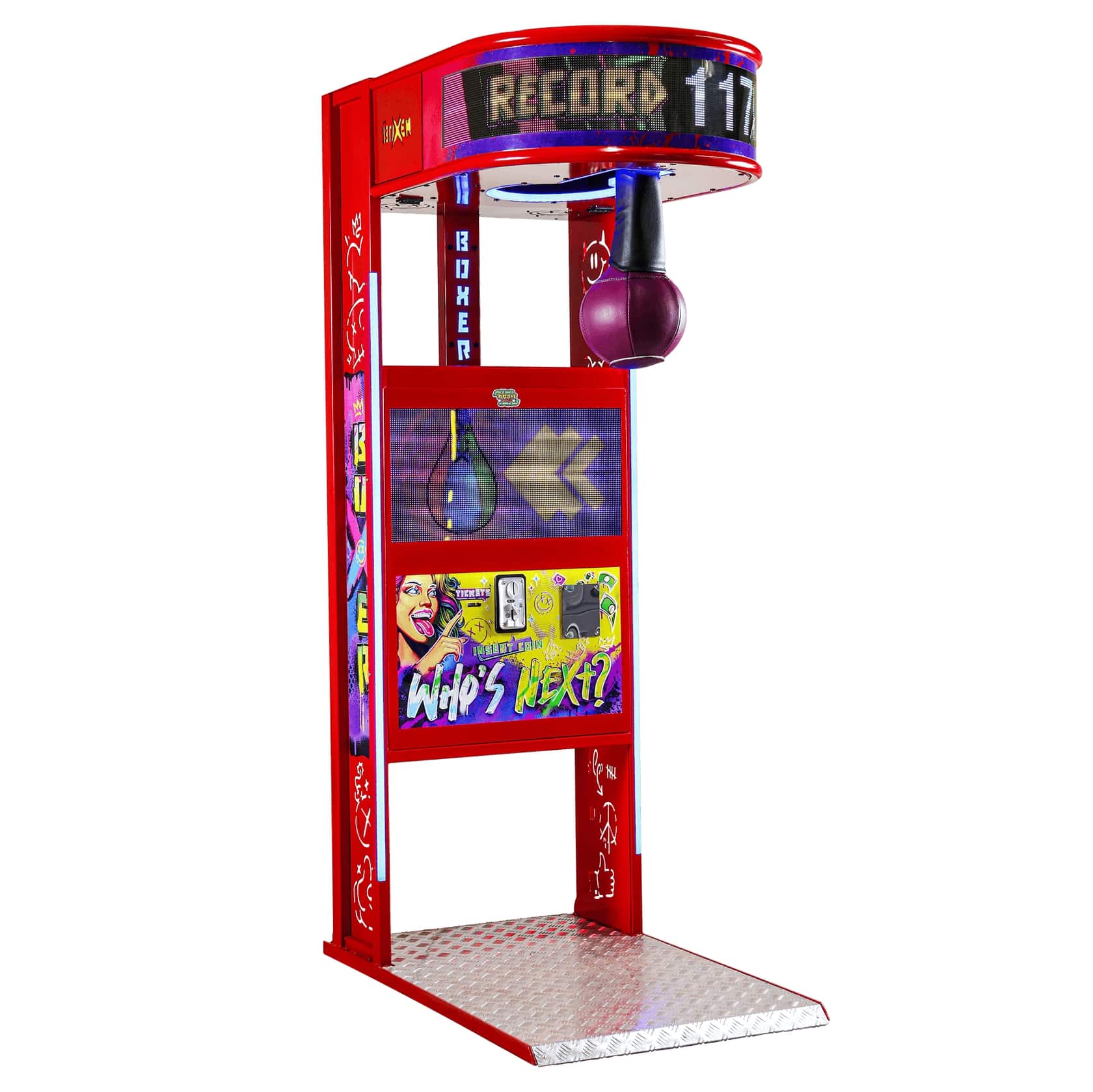 LED Screen Boxer Punching Arcade Game Machine - Image 3