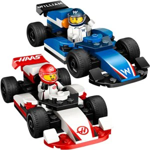 Lego® F1® Williams and Haas F1® Racing Cars 92pc (1ct.) - Image 2