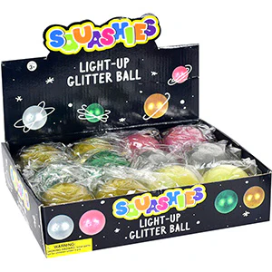 Light-Up 2.75in Glitter Ball Display Box (12pcs) - Image 5
