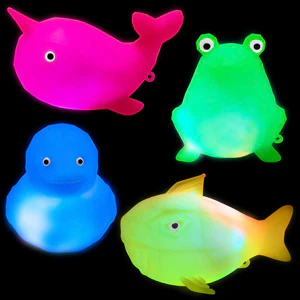 Light-Up Flashing Geometric Animals 3in-4in Asst (12pcs) - Image 2