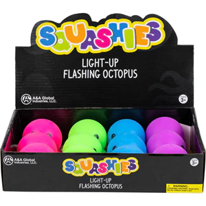 Light-Up Flashing Octopus 2.5in Asst (12pcs) - Image 5