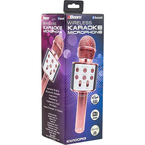 Light Up Karaoke Mic Rose Gold (1ct.) - Image 3