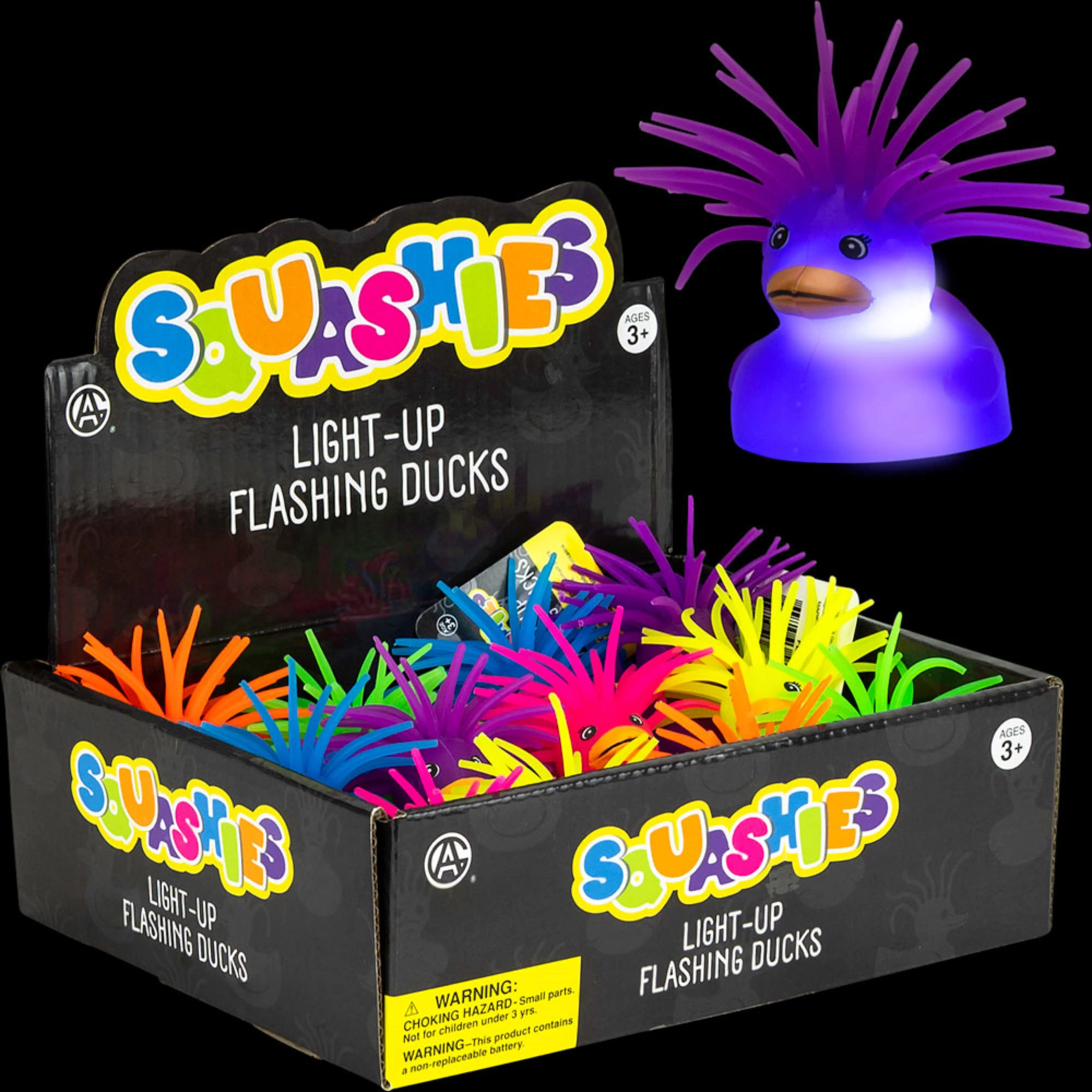 Light-Up Puffer 2in Ducks (12pcs)
