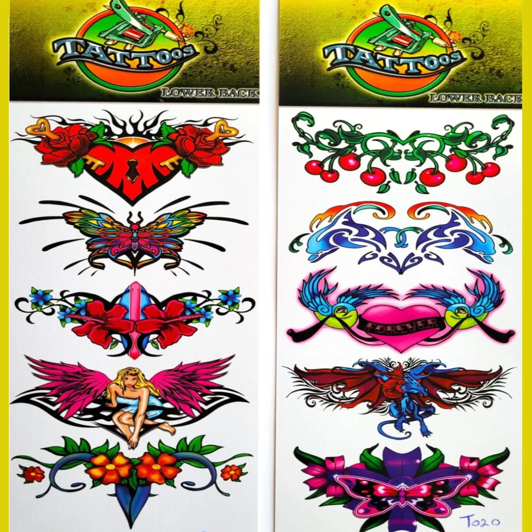 Lower Back #2 Temporary Tattoo