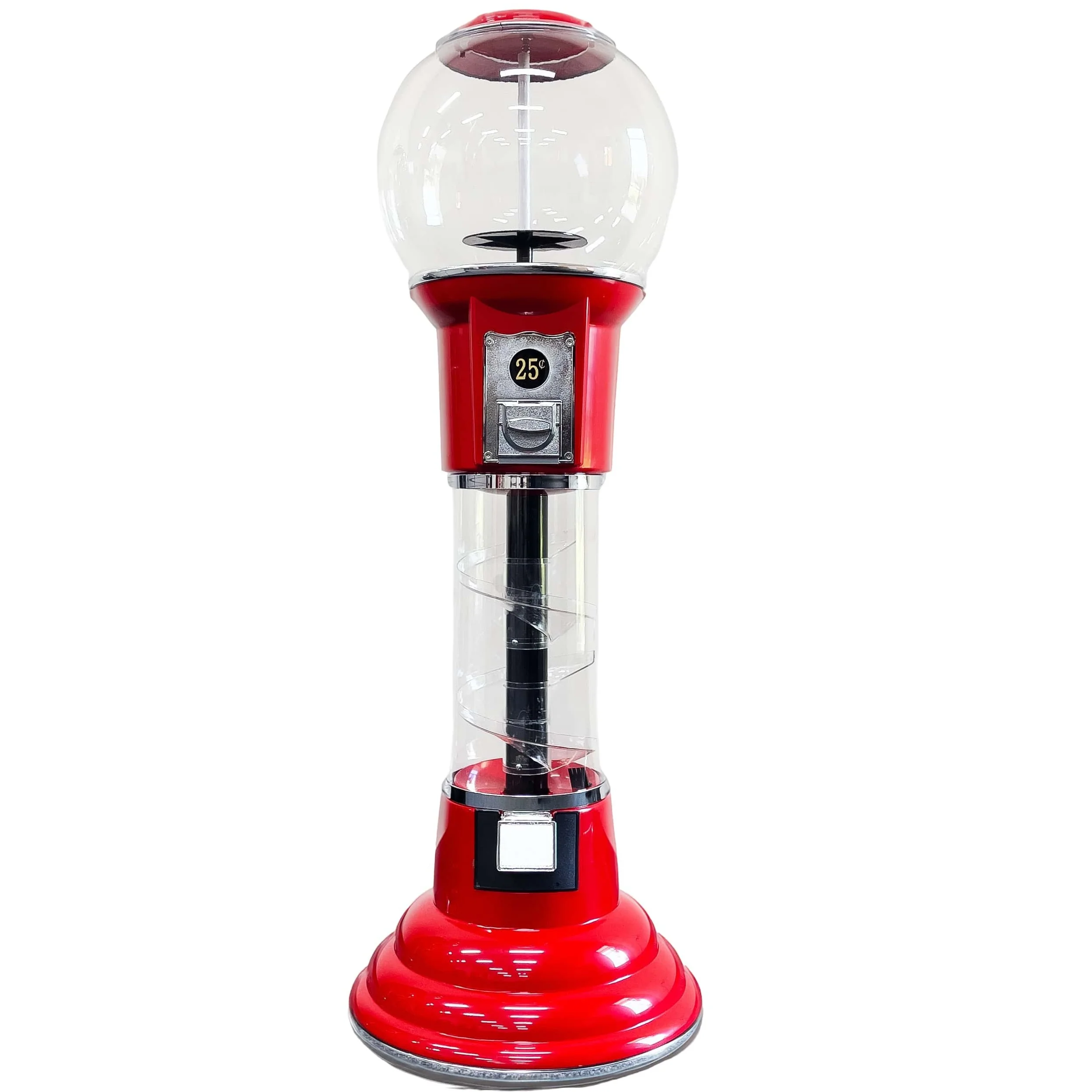 5' Spiral Spin N Drop Gumball Machine - Image 3