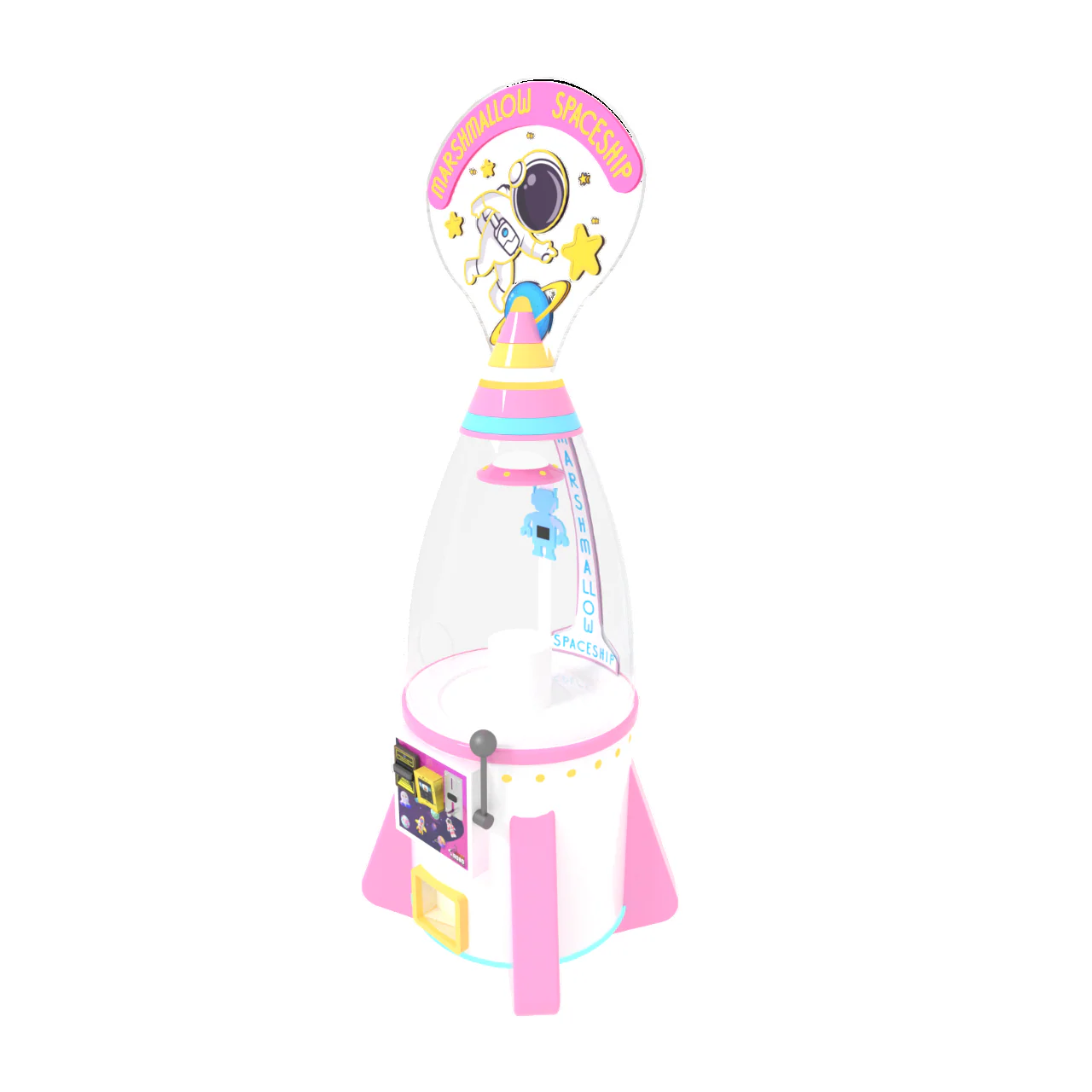 Marshmallow Spaceship Robot Vending Machine - Image 3