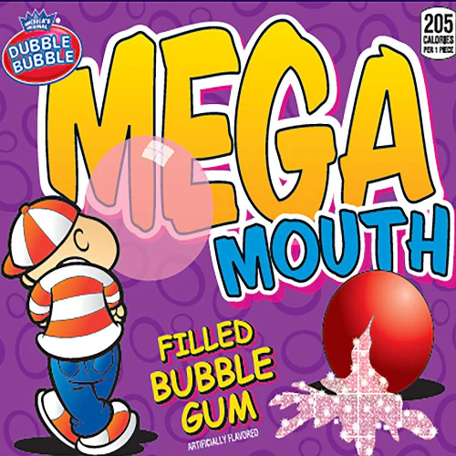Mega Mouth Candy Filled Gumballs (2"/138 count) - Image 4