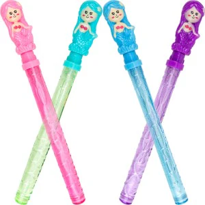 Mermaid Bubble Wand 15in (48pcs) - Image 2