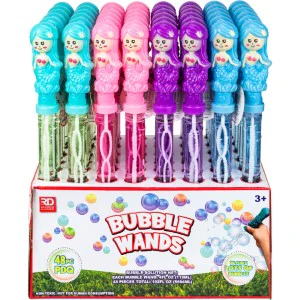 Mermaid Bubble Wand 15in (48pcs) - Image 3