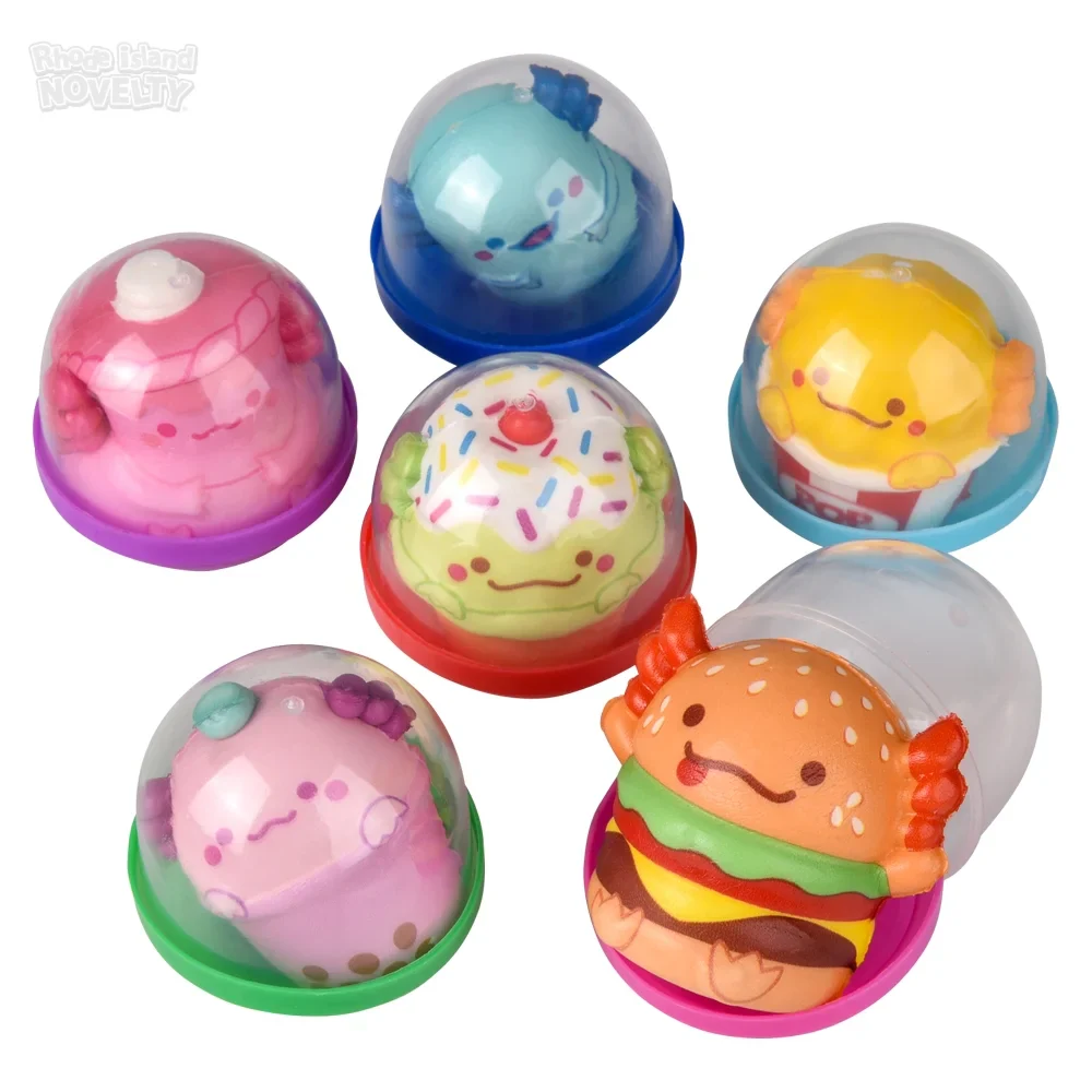 Micro Squish Axolotl Foodie Friends 2" Capsules - Image 2