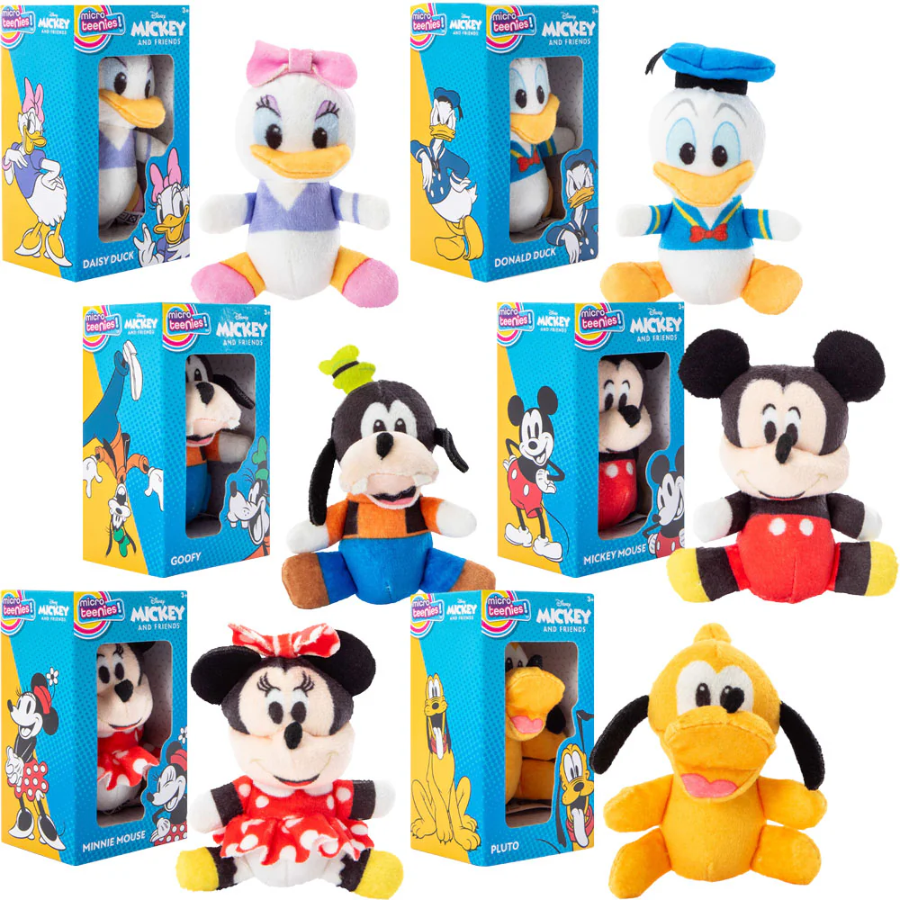 Micro Teenies Disney Classic Boxed Plush 2.5in Asst