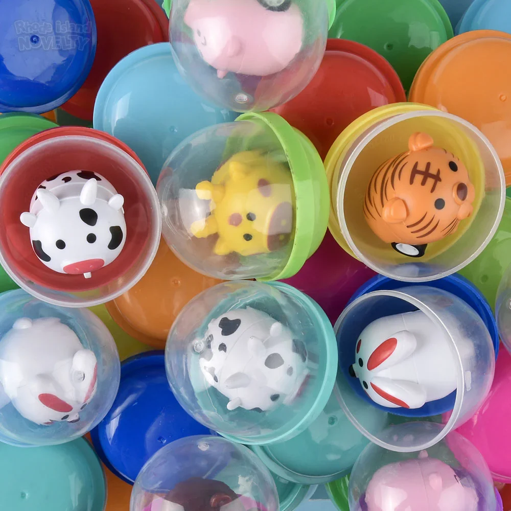 Mini Animal Pull Back Cars 2" Capsules