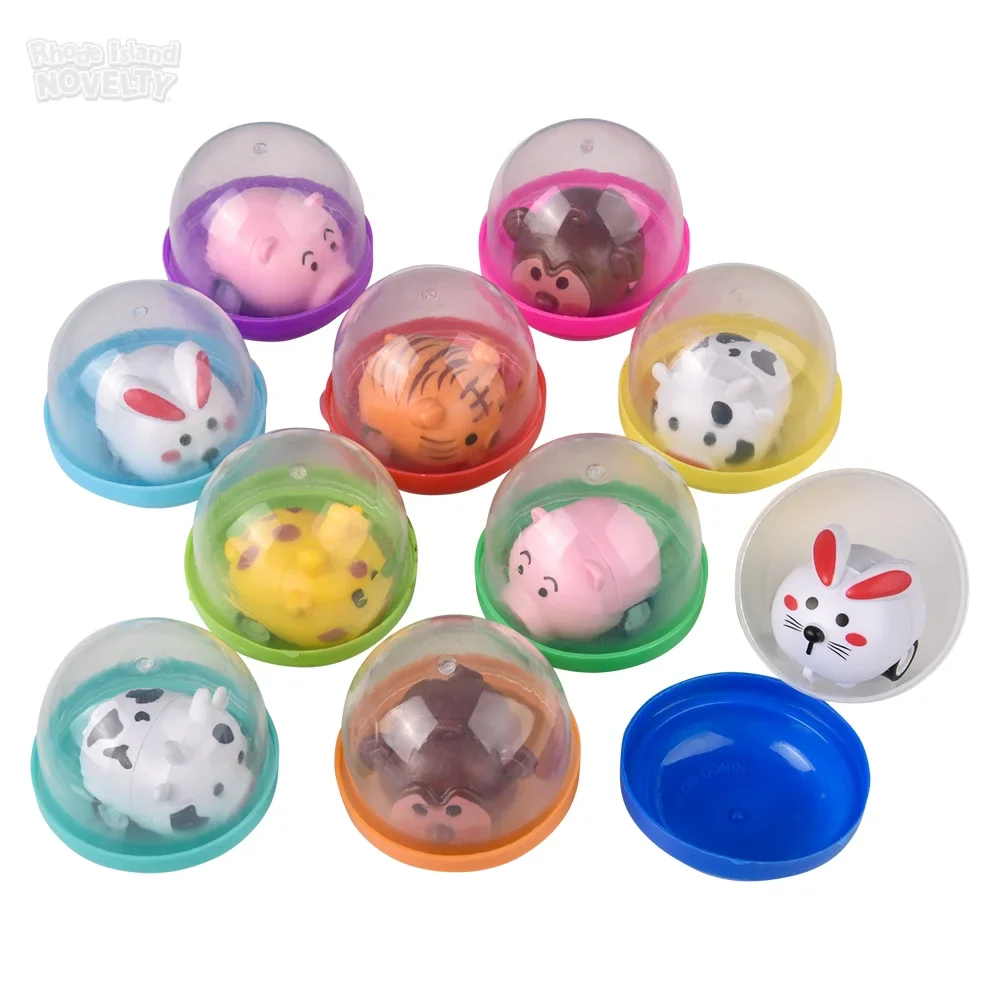 Mini Animal Pull Back Cars 2" Capsules - Image 2