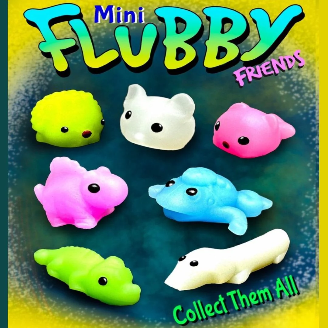 Mini Flubby Friends  1" Capsules
