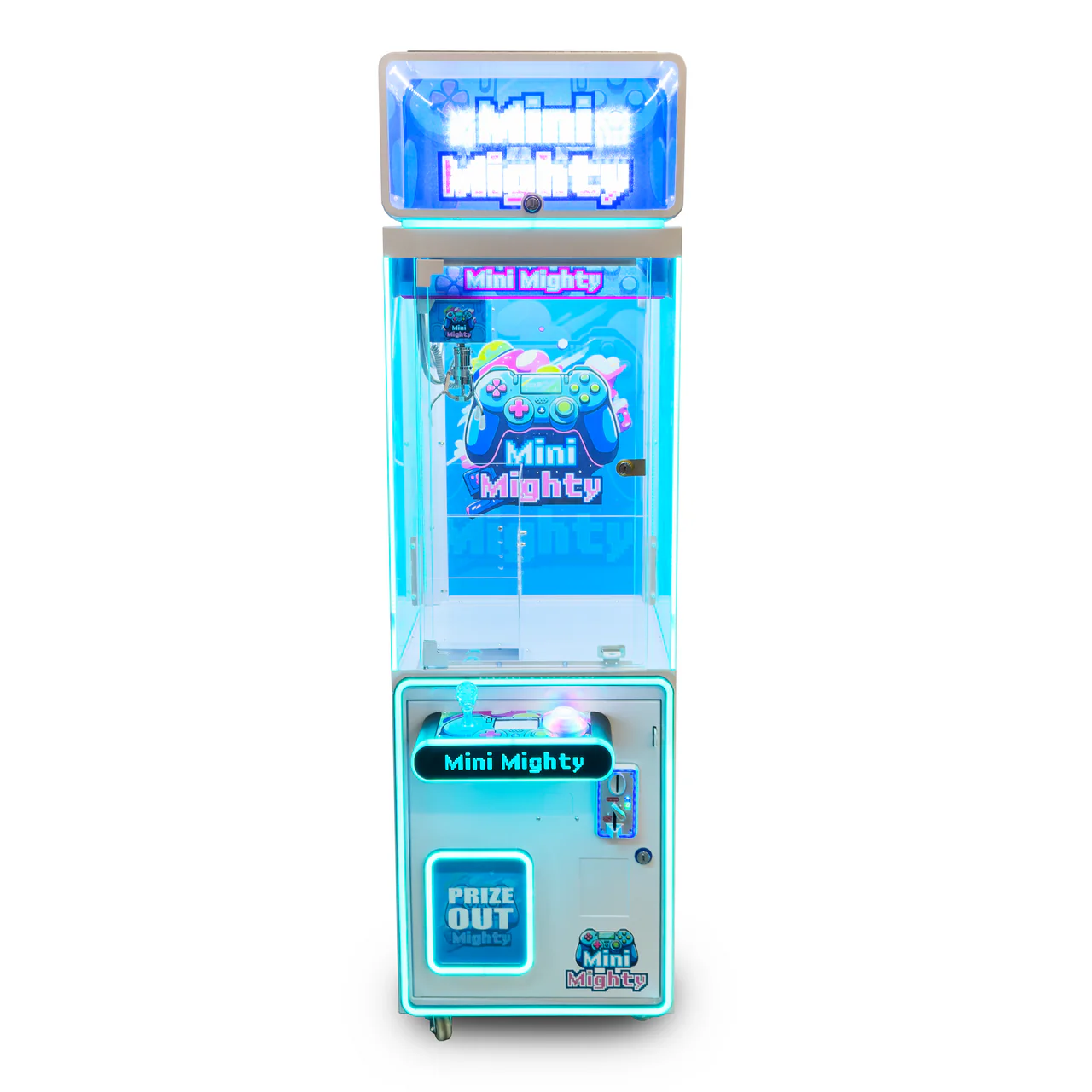 Mini Mighty Blue 19.5" Claw Machine
