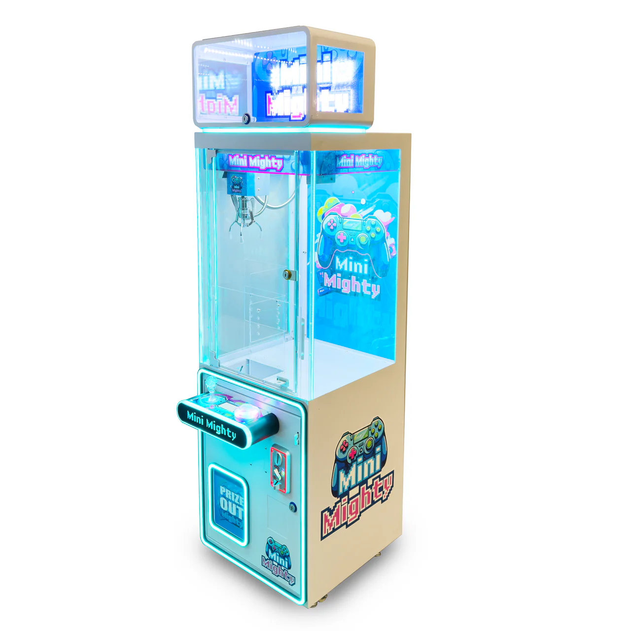 Mini Mighty Blue 19.5" Claw Machine - Image 2
