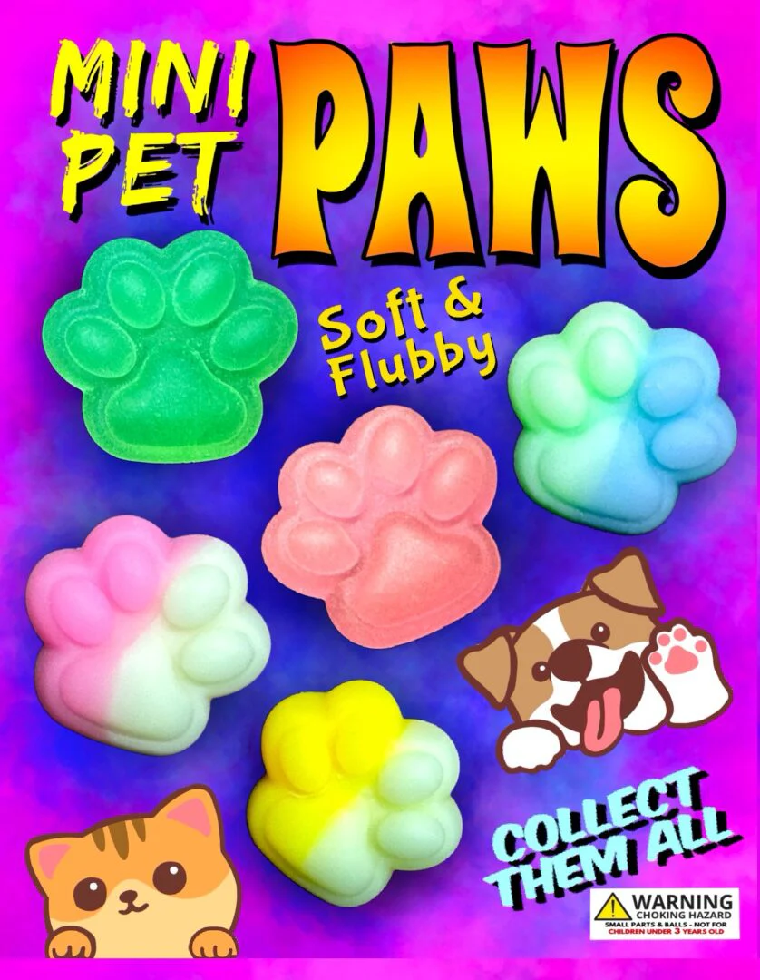 Mini Pet Paws 1" Capsules