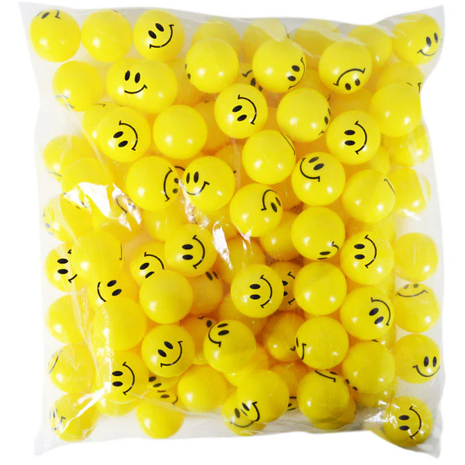 Mini Smiley Balls 1" Self-Vend Toys - Image 3
