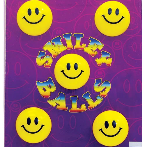 Mini Smiley Balls 1" Self-Vend Toys - Image 4