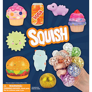 Mini Squish and Squeeze Kit 3" Capsules (120 pcs) - Image 2
