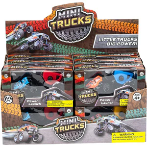 Mini Truck with Launch Key 1.25in Asst (12pcs) - Image 2