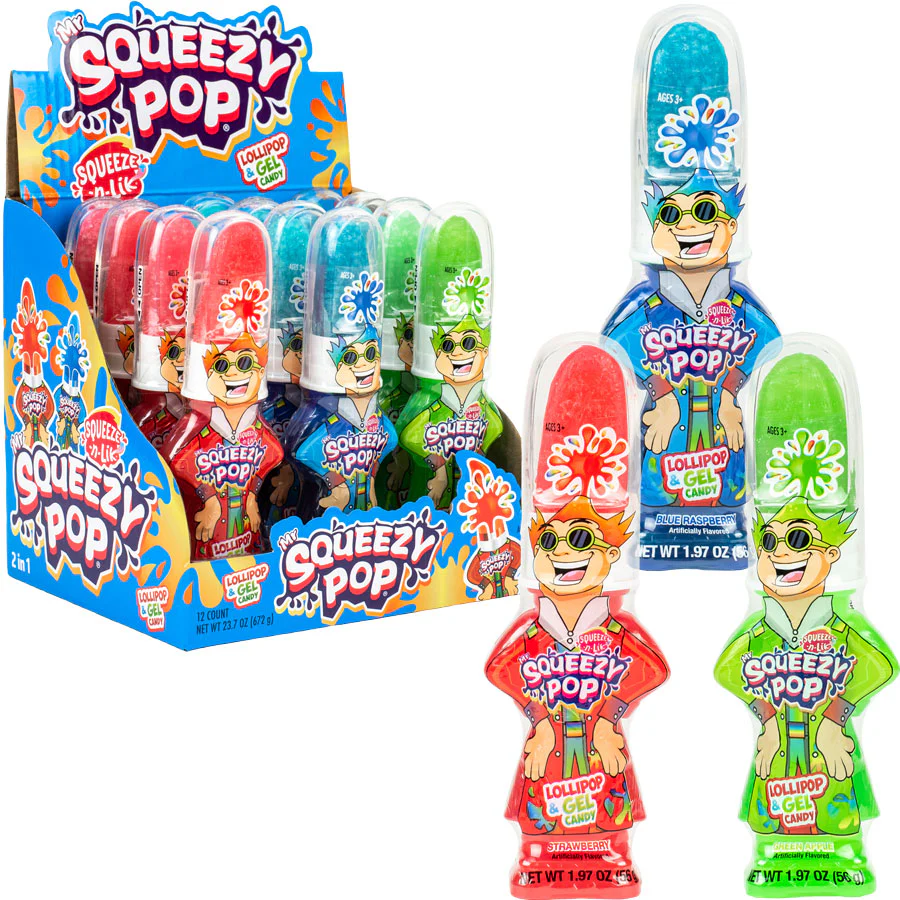 Mr. Squeezy Pop™ Display Box